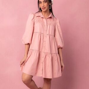 Ivy City Co JoJo Shirt Dress NWT